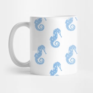 Underwater pattern #6 blue Mug